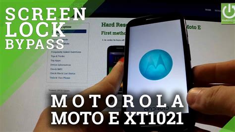 Hard Reset Motorola Xt Moto E Bypass Pattern Lock By Recovery