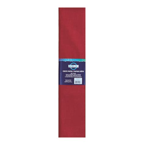 Red Crepe Paper Dblg Import