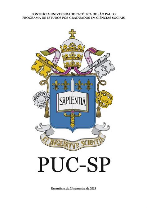 PDF PONTIFÍCIA UNIVERSIDADE CATÓLICA DE SÃO PAULO Histórico