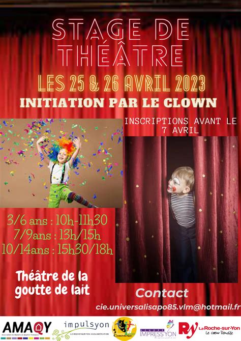 La Compagnie Universalisapo Propose Un Stage De Th Tre Pour Enfants