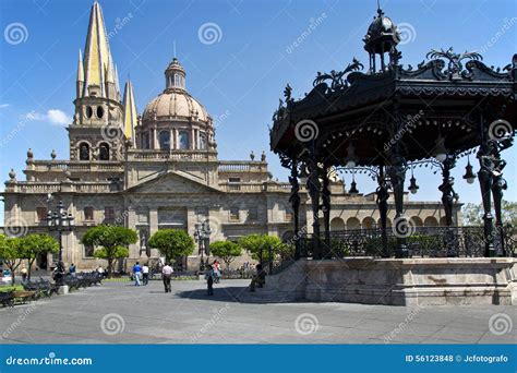 Tourist Monuments Of The City Of Guadalajara Editorial Stock Photo