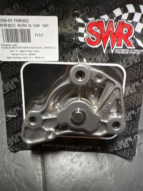 Swr Racing Oil Pump Rs Rsx Lazada