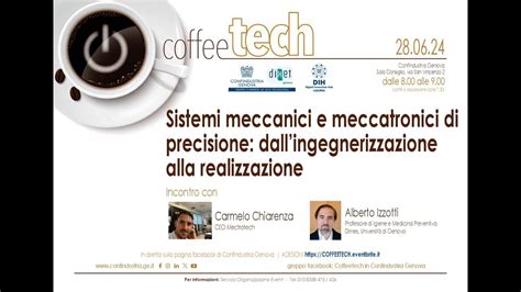 Coffeetech Numero Sistemi Meccanici E Meccatronici Di Precisione