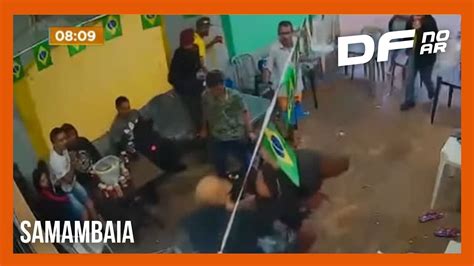 Vídeo três pessoas trocam facadas após discussão em Samambaia DF