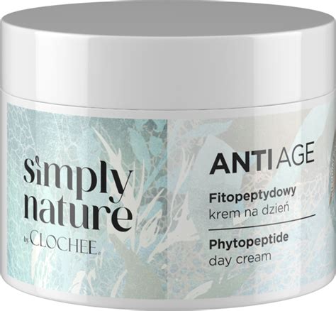 CLOCHEE Simply Nature krem fitopeptydowy na dzień Anti Age 50 ml