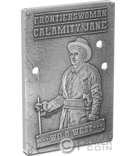 CALAMITY JANE Wild West 1 Oz Silber Münze 2 Niue 2024