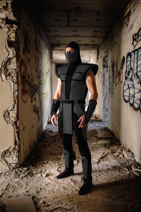 Halloween costume Noob Saibot cosplay costume from The | Etsy