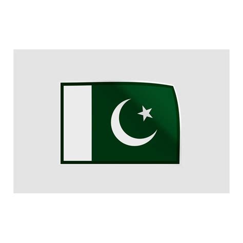 Pakistan Flag Style 4 Sticker Decalshouse