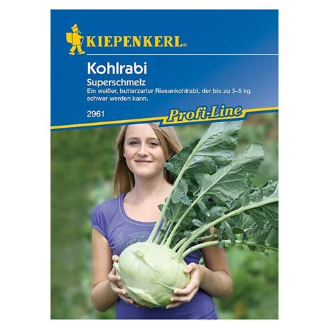 Kiepenkerl Profi Line Gemüsesamen Kohlrabi Superschmelz Brassica