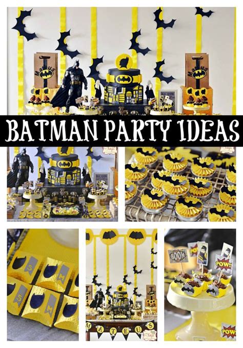 23 Of the Best Ideas for Batman Birthday Party Decorations - Home, Family, Style and Art Ideas