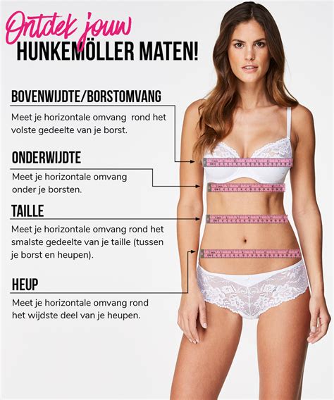 Hunkemöller maattabel Ontdek hier uw Hunkemöller maten