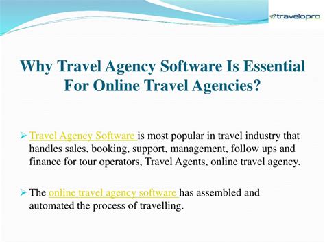 Ppt Online Travel Agency Powerpoint Presentation Free Download Id