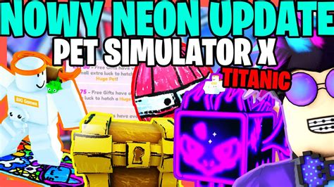 JAK ZDOBYĆ NAJLEPSZE PETY w NOWYM NEON UPDATE w PET SIMULATOR X