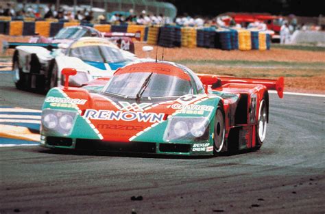 The 1991 Winning Mazda 787B Returns to Le Mans for Demonstration Runs ...