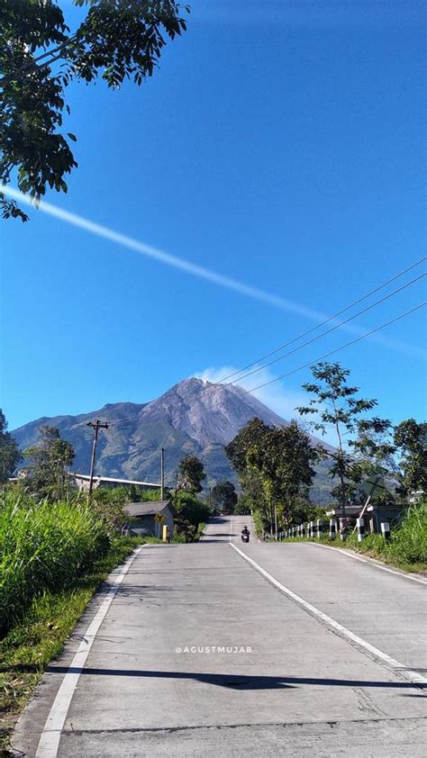 Ig Merapi Uncover On Twitter View Gn Merapi Pagi Ini Jl Magelang