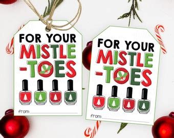 Nail Polish Gift Tag Etsy