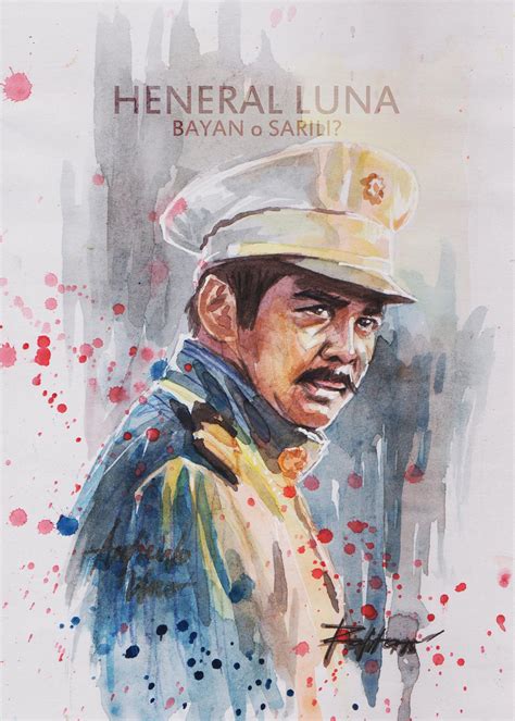 Heneral Luna Watercolor Portrait Series On Behance