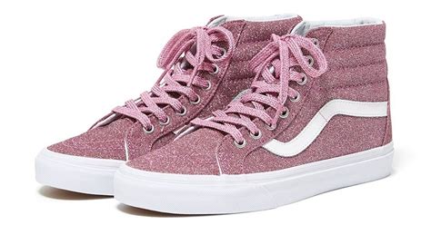 Pink Glitter Vans Sneakers Popsugar Fashion