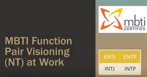 Mbti Function Pair Visioning Nt At Work Video Mbti Mbti Functions