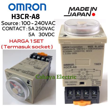 Jual Timer Omron H Cr A Vac Socket Shopee Indonesia