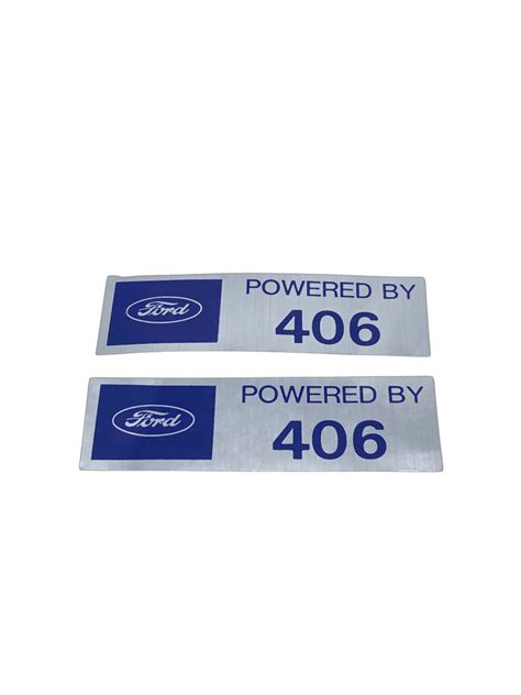 Ford Parts Powered By 406 Valve Cover Decal