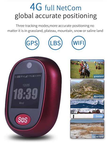 Elderly Safety Personal Gps Tracker With Big Sos Button For Emergency