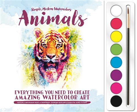 Animals: Watercolor Paint Set | Book by IglooBooks, Amelia Herbertson ...