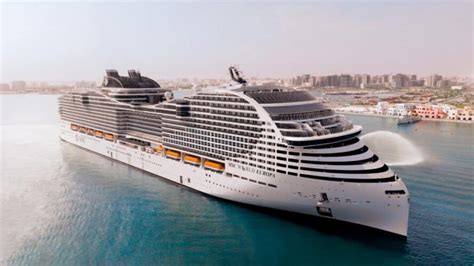 Msc Cruises Massive New Ship Officially Christened