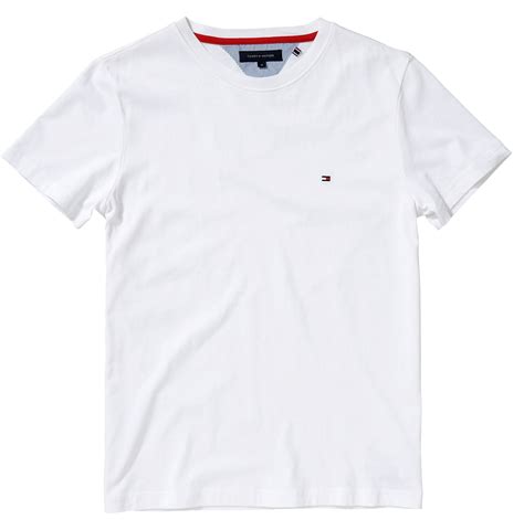 Tommy Hilfiger Flag Regular Fit T Shirt In White For Men Lyst