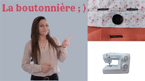 Comment Coudre Une Boutonni Re En Tapes Tuto Couture Youtube