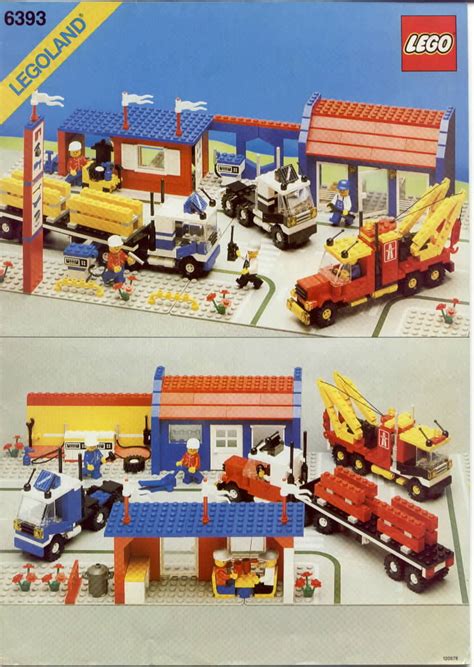 LEGO Instructions for set 6393 Big Rig Truck Stop, Town - Shops and ...