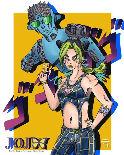 Artstation Fanart Jolyne Kujo Jojos Bizzare Adventure