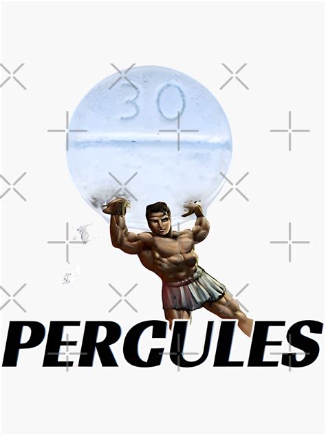 "Percules Funny Sarcastic Hercules Meme" Sticker for Sale by big12tee | Redbubble