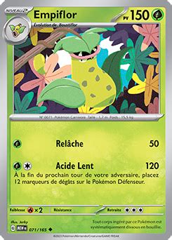 Empiflor 151 Encyclopédie des cartes du JCC pokemon fr