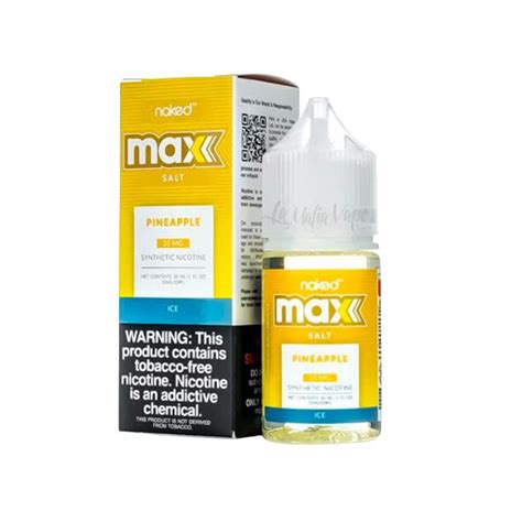 Naked Salt Max Pineapple Ice La Puff Store A Melhor Vape Shop