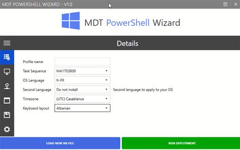 MDT PS Wizard: All MDT wizards in one | Syst & Deploy