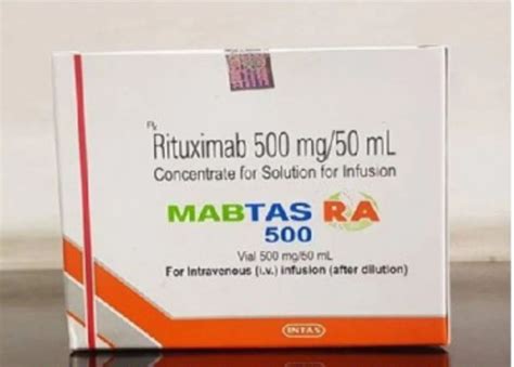 Rituximab Mg Ml Intas Mabtas Ra Mg Injection Ml In Vial