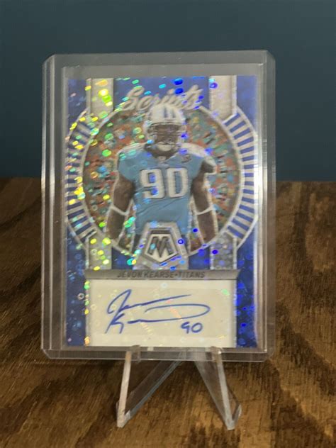 Panini Mosaic Scripts S Jevon Kearse No Huddle Blue Prizm Ebay