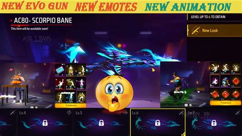 Ob All New Update New Evo Gun New Emotes New Animation In