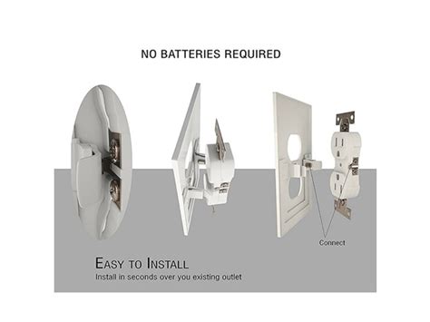 5-Pack Outlet Cover w/ Built-In LED Night Light