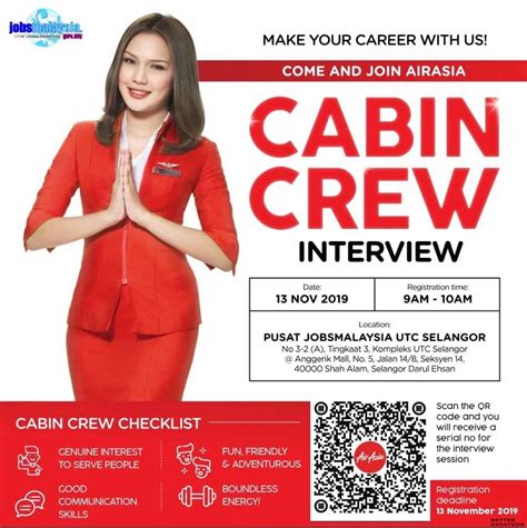 Airasia Cabin Crew Walk In Interview [shah Alam] November 2019