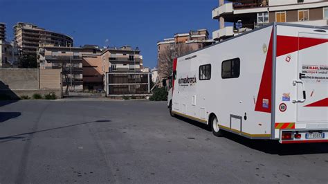 Coronavirus A Messina Un Camper Come Punto Prelievi Per I Tamponi