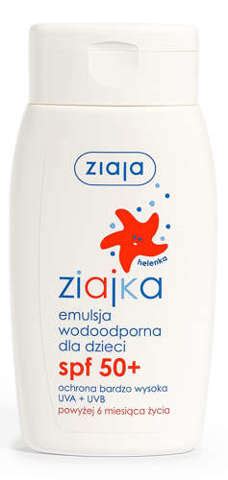 ZIAJA ZIAJKA Emulsja Do Opalania Dla Dzieci SPF 50 125ml Cena