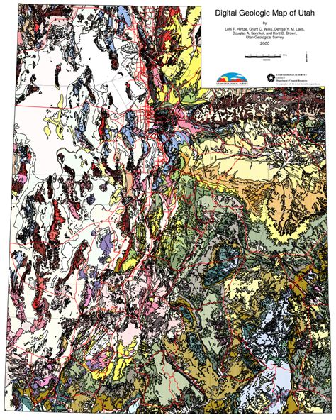 Pdf Digital Geologic Map Of Utah