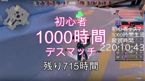 【valorant】キーマウ＆ヴァロ初心者がデスマッチだけを1000時間！ Youtube