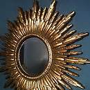 Antique Gold Sunburst Mirror By The Forest Co Notonthehighstreet