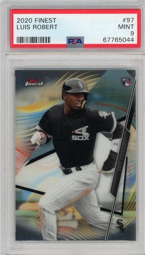 Mint Topps Finest Chicago White Sox Luis Robert