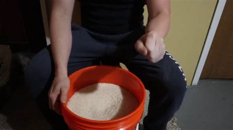 Rice Bucket Challenge Day 22 Wrist Rotations Left Hand Youtube