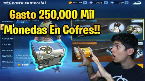 Gran Apertura De Cofres Gasto 250K De Monedas Por Skin Protector