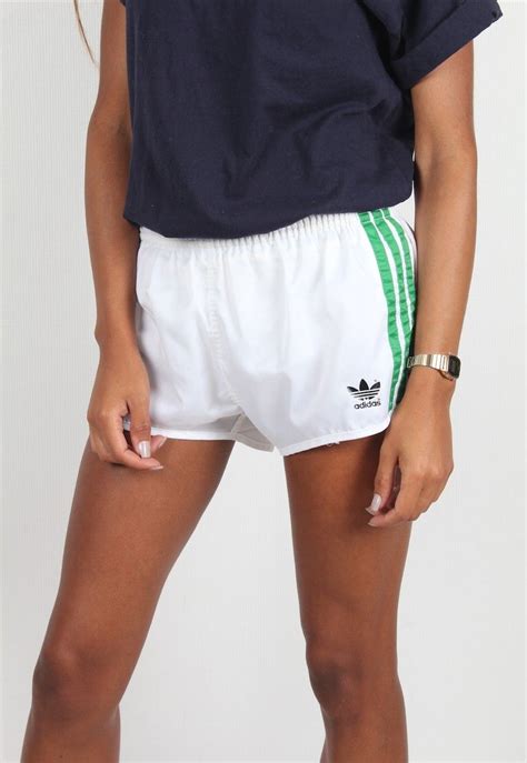 VINTAGE 80S ADIDAS SIDE SPLITTER SPRINTER SHORTS Tailored Shorts